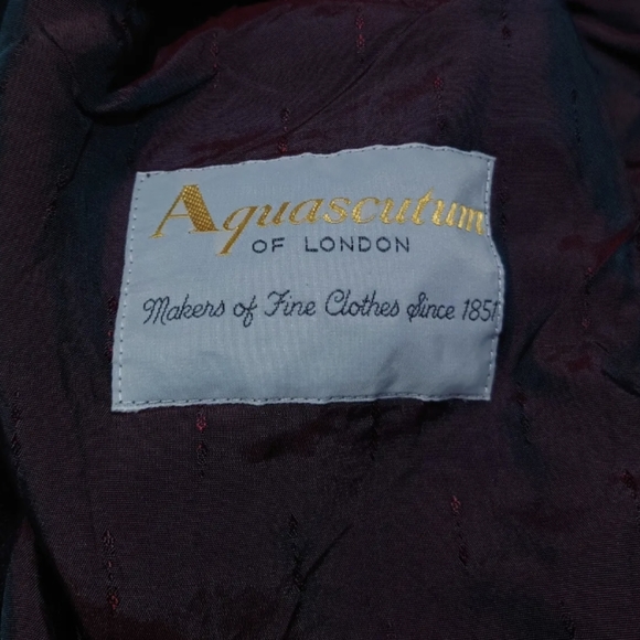 Vintage Aquascutum Men’s Blazer Jacket Single Button Long Sleeve Size 40R - Picture 3 of 11